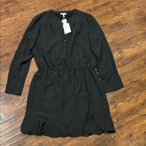Chic Black Long Sleeve Dress